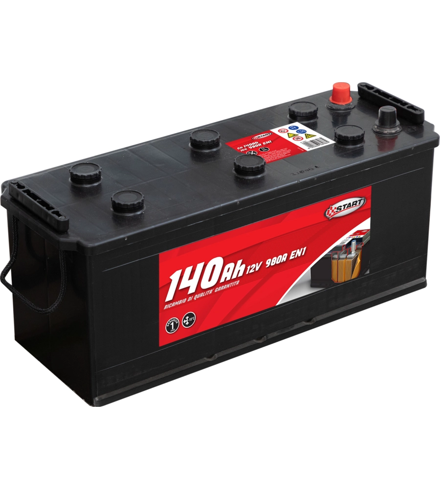 BATTERIA AUTOCARRO 140AH 12V 980A SPECIFICA PER AUTOCARRO POLO POSITIVO SINISTRO